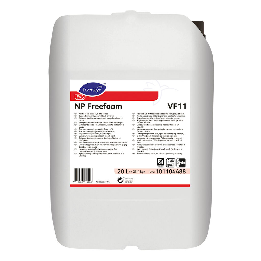 NP Freefoam VF11 20L - Phosphat- und nitratfreier, saurer Schaumreiniger